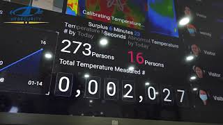 Mc05 Pro Smart Bodytemperature Screening System With Black