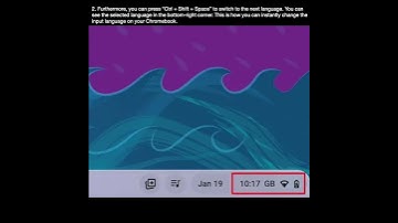Change Chromebook Input Language With Keyboard Shortcut