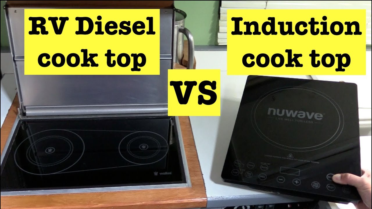 RV induction cook top VS diesel cook top (Video 67) 