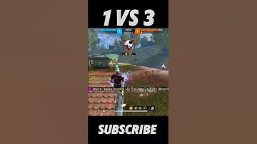 1 VS 3 Desert clutch #short #ffeditz #freefireclipes #whiteeagle01yt