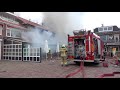 Grote brand verwoest restaurant DE KLOK in Egmond aan Zee