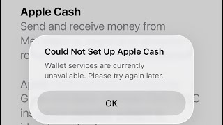Fix “Could Not Set Up Apple Cash” Wallet Services Unavailable (2026 Solution)