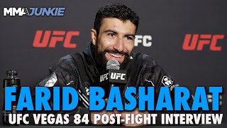 Farid Basharat Warns Bantamweight Division of 'Basharat Show' After Win | UFC Fight Night 234