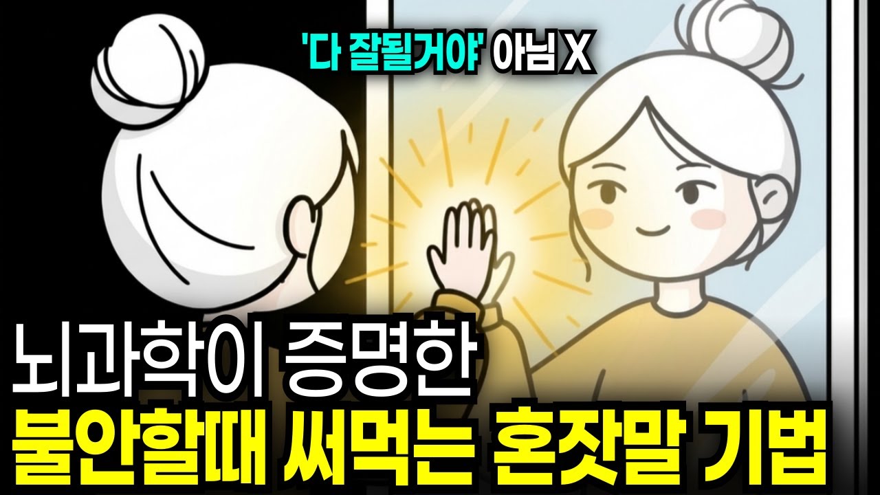 독이 되는 혼잣말 vs 약이 되는 혼잣말: 뇌과학자가 밝혀낸 불안을 잠재우는 혼잣말 기술