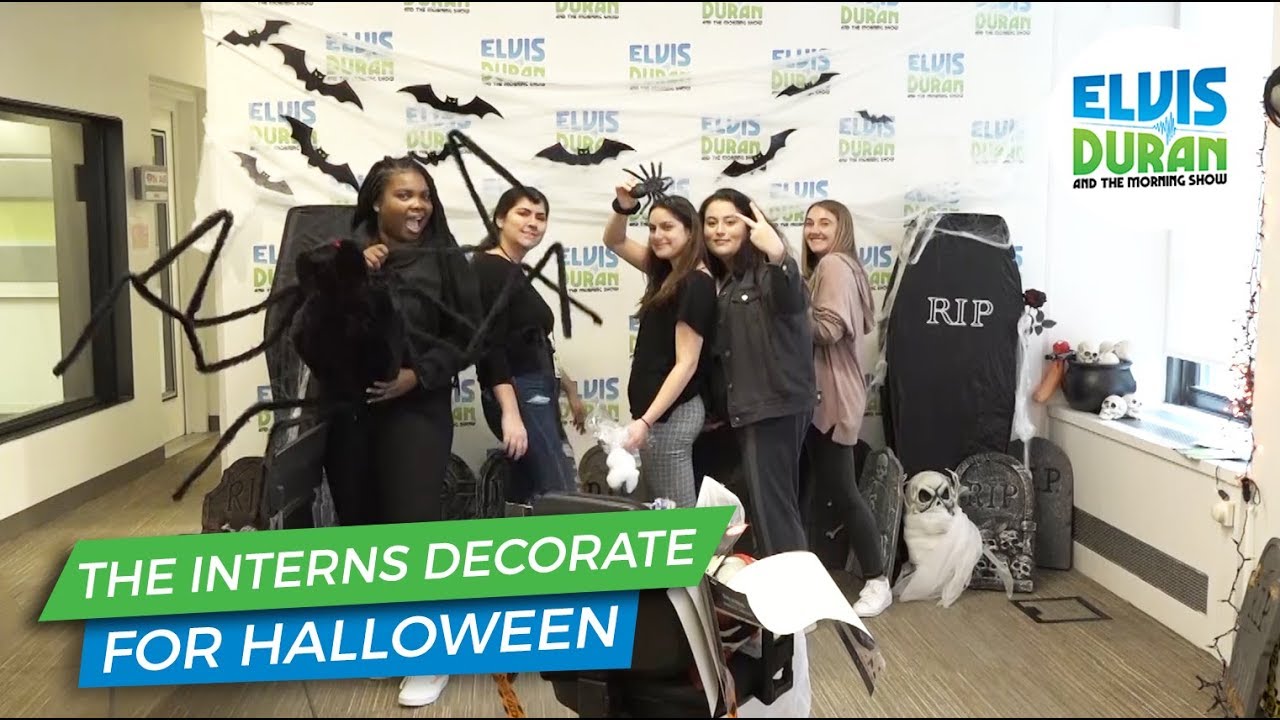 morning show halloween 2020 Elvis Duran Show Interns Decorate Studio For Halloween Elvis Duran Exclusive Youtube morning show halloween 2020