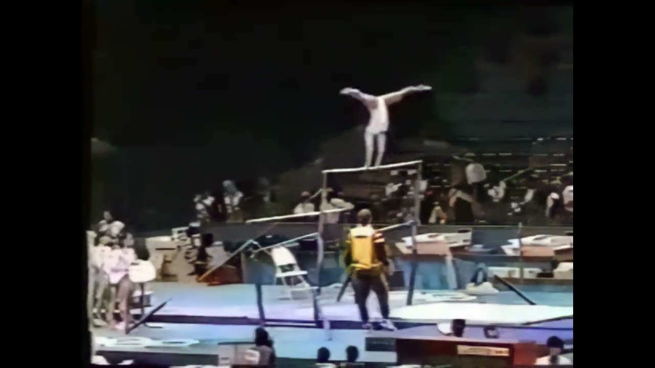 Podium Training ROU UB 1996 Olympics    Lavinia Milosovici