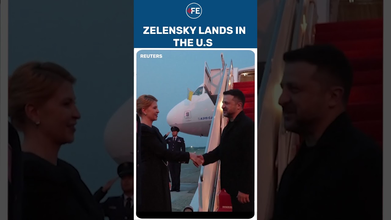 Zelensky Arrives In US Ahead Of High-Stakes Trump Meeting As Ukraine War Intensifies |#shorts