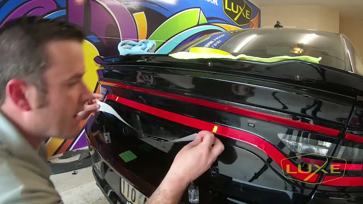 2015+ Charger Racetrack Taillamp Decal Installation