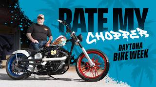 Daytona Bike Week Reacts To My Harley-Davidson style Chopper
