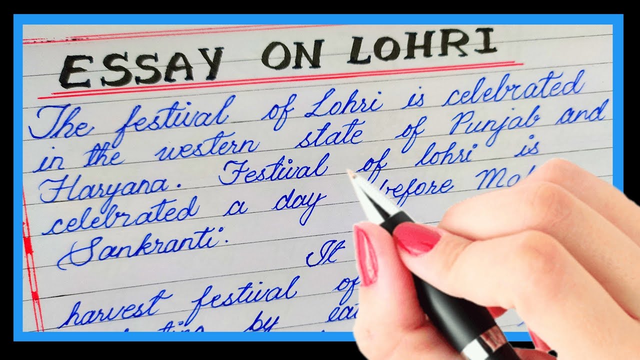 Short paragraph on lohri in english Essay on lohri in english Lohri