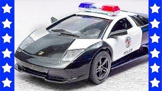Молния Маккуин - Распаковка KINSMART Мультфильм про полицию. Мультик Тачки Полицейский Купер Молния Маккуин - Распаковка KINSMART Мультфильм про полицию. Мультик Тачки Полицейский Купер
