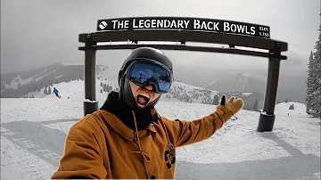 Snowboarding Powder In Vail's Back Bowls - (Season 3, Day 104)