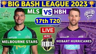 🔴Live: Hobart Hurricanes vs Melbourne Stars | HBH vs MLS Live 17th T20 Match Big Bash League 2023-24