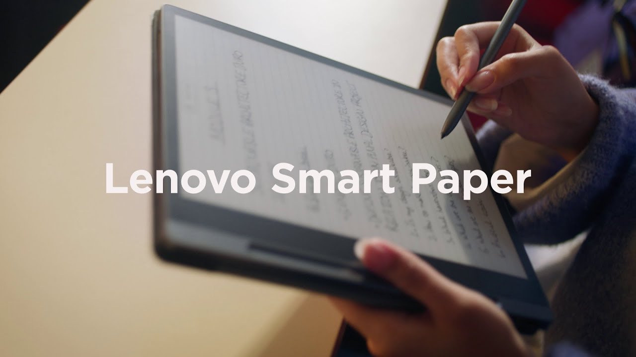 Lenovo Smart Paper Where will your thinking take you? YouTube