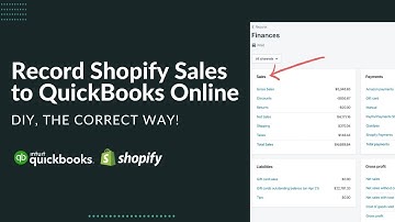Record Shopify Sales to QuickBooks Online DIY