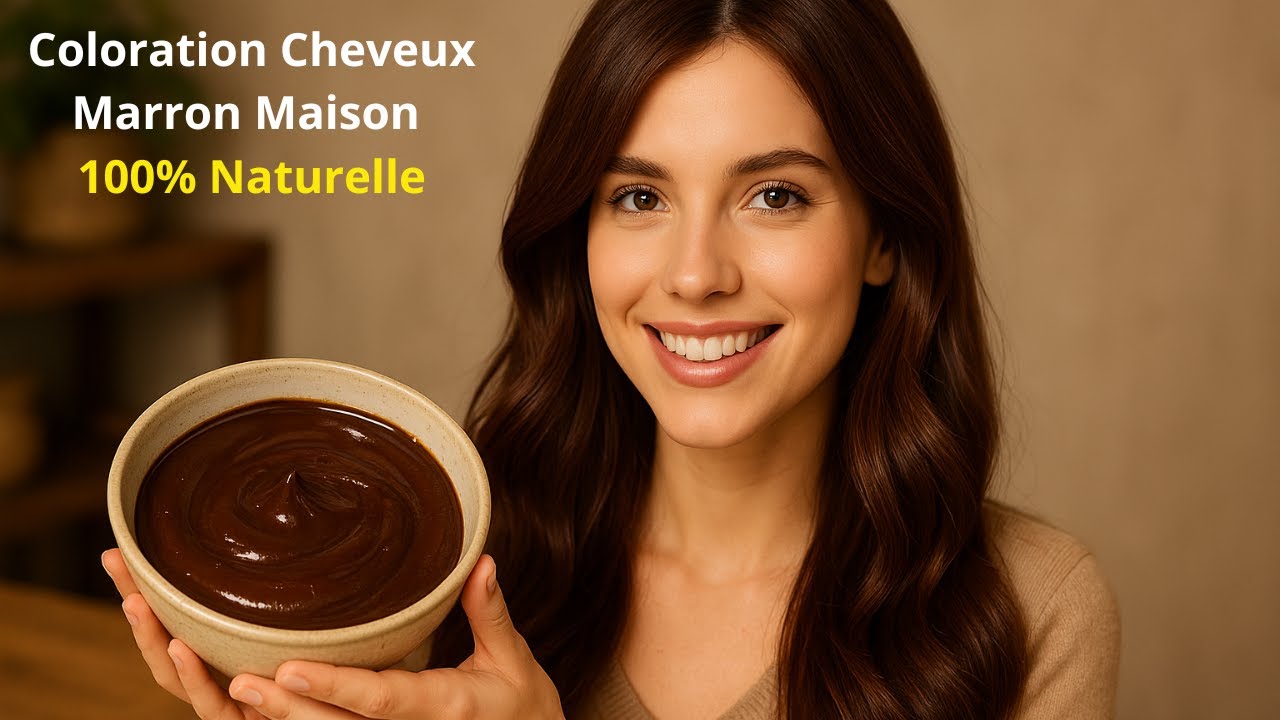 Coloration Cheveux Marron Maison 100% Naturelle 🌿 | Recette au Henné