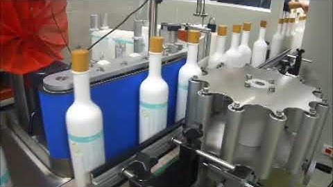 Round Plastic Bottle Labeling (with Star Wheel)