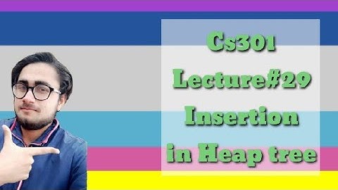 Insertion in Heap tree||Cs301||Data Structure