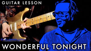 How to play - Eric Clapton “Wonderful Tonight” Guitar Solo (ending) | Guitar Lesson