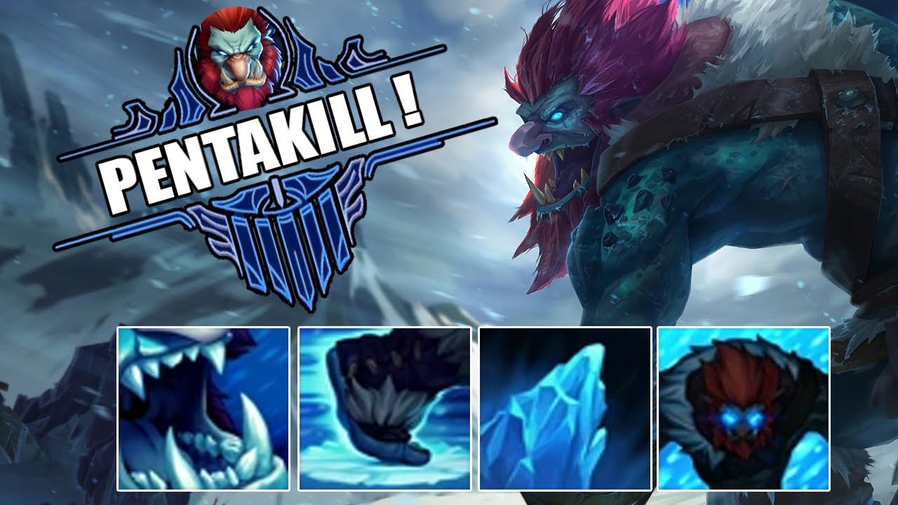 Trundle MONTAGE | STUNNING PENTAKILLS - Most Legendary Plays in League!!