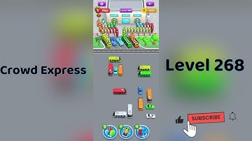 Crowd Express Level 268 Walkthrough 🚦 | Step-by-Step Solution | Go Answer