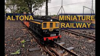 5 inch gauge E class at Altona miniature railway - driver's view