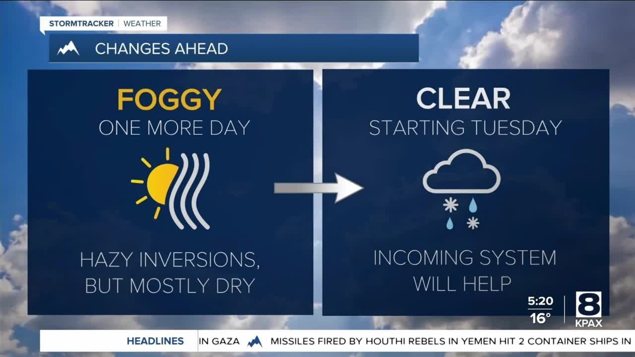Weather Forecast: One more day of inversions before clearer weather ...