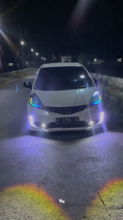 Honda Jazz Lampu Pelangi