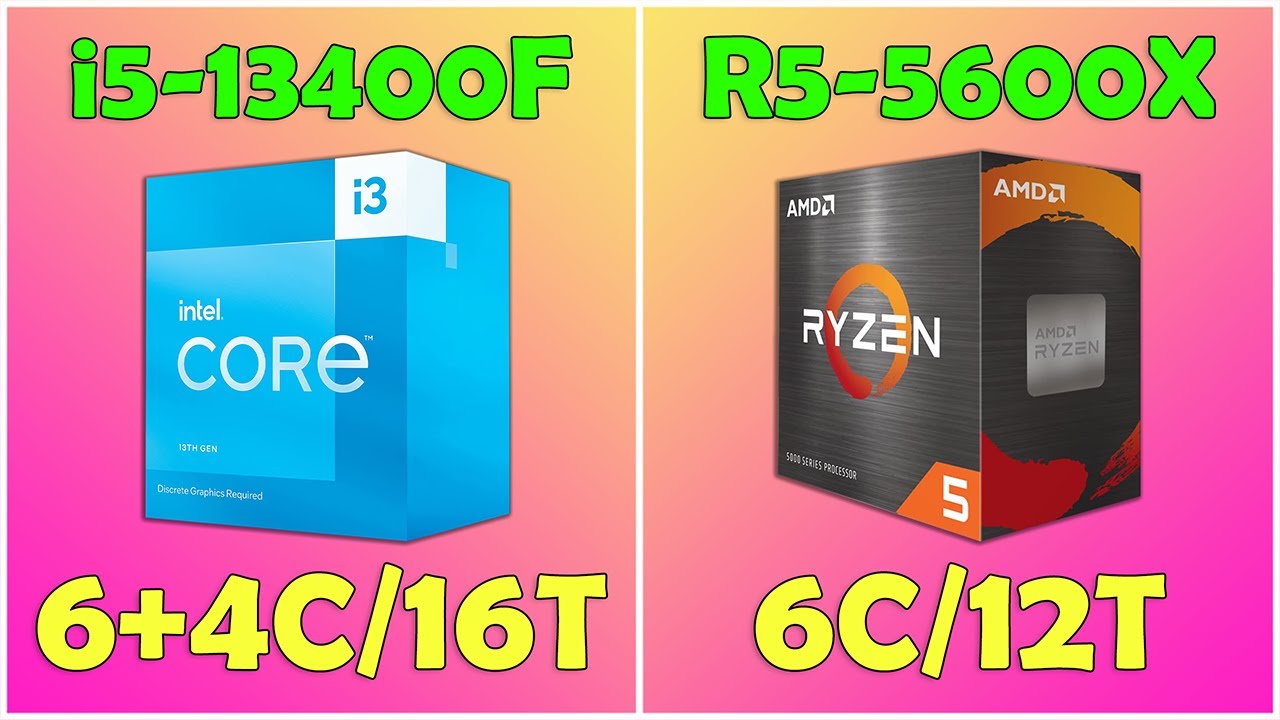 Core i5 13400F vs Ryzen 5 5600X - Test in 8 Games 