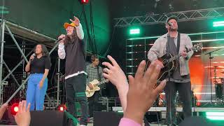 Hillsong UNITED Europe 2023: WHOLE HEART & Announcement Joel Houston - Open Air in Leipzig, Germany