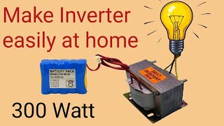 How to make 300w powerful inverter easily at home