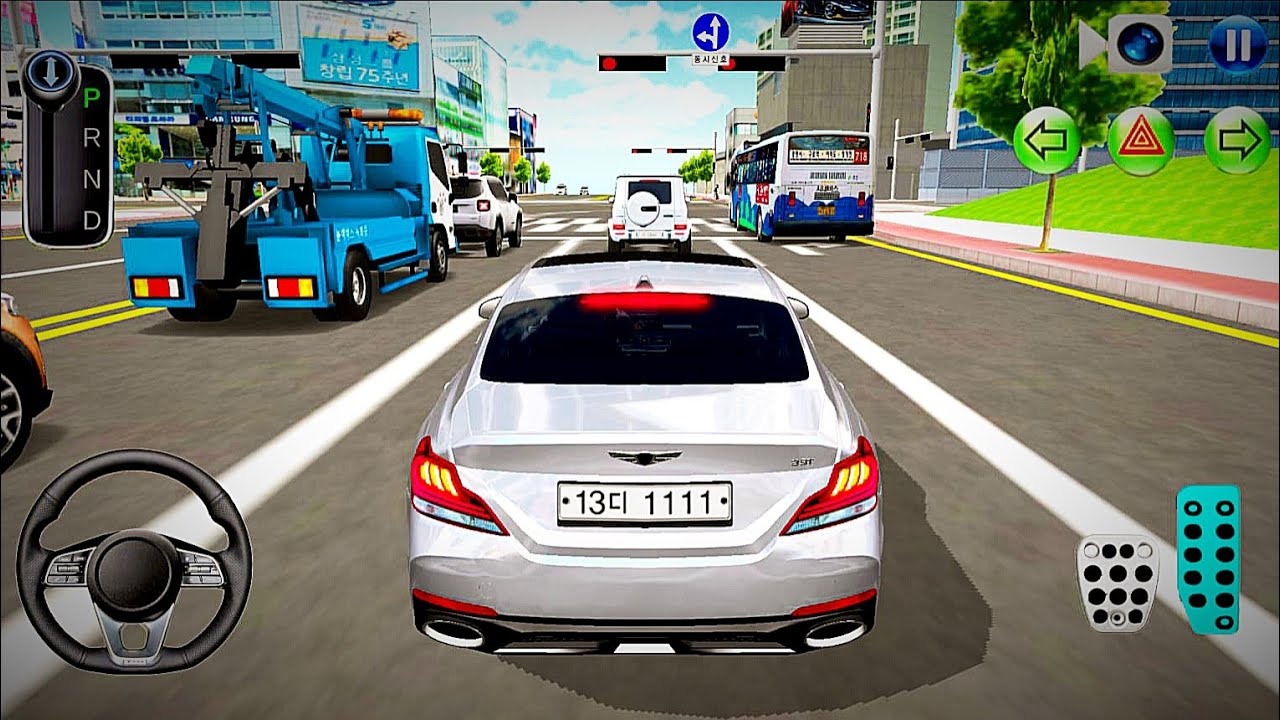 New White Mercedes G-63 For Parking 3d Driving Class android game play CarGame #gameplay #cargame