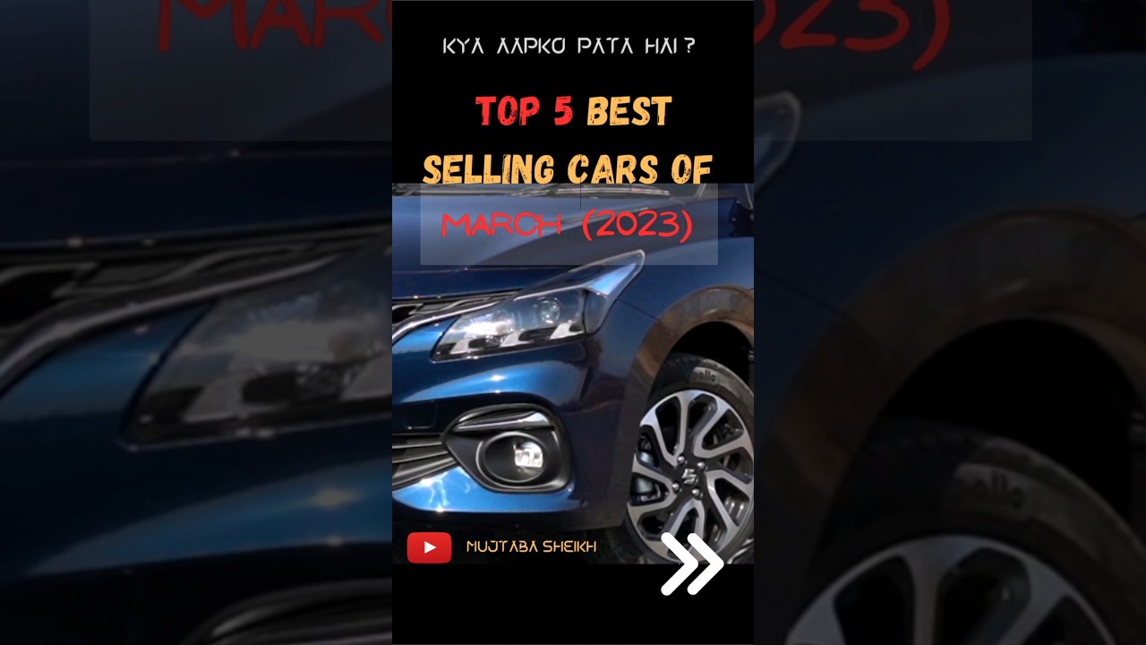 TOP 5 Best Selling Cars of March 23😱 |Creta👎🏻| 