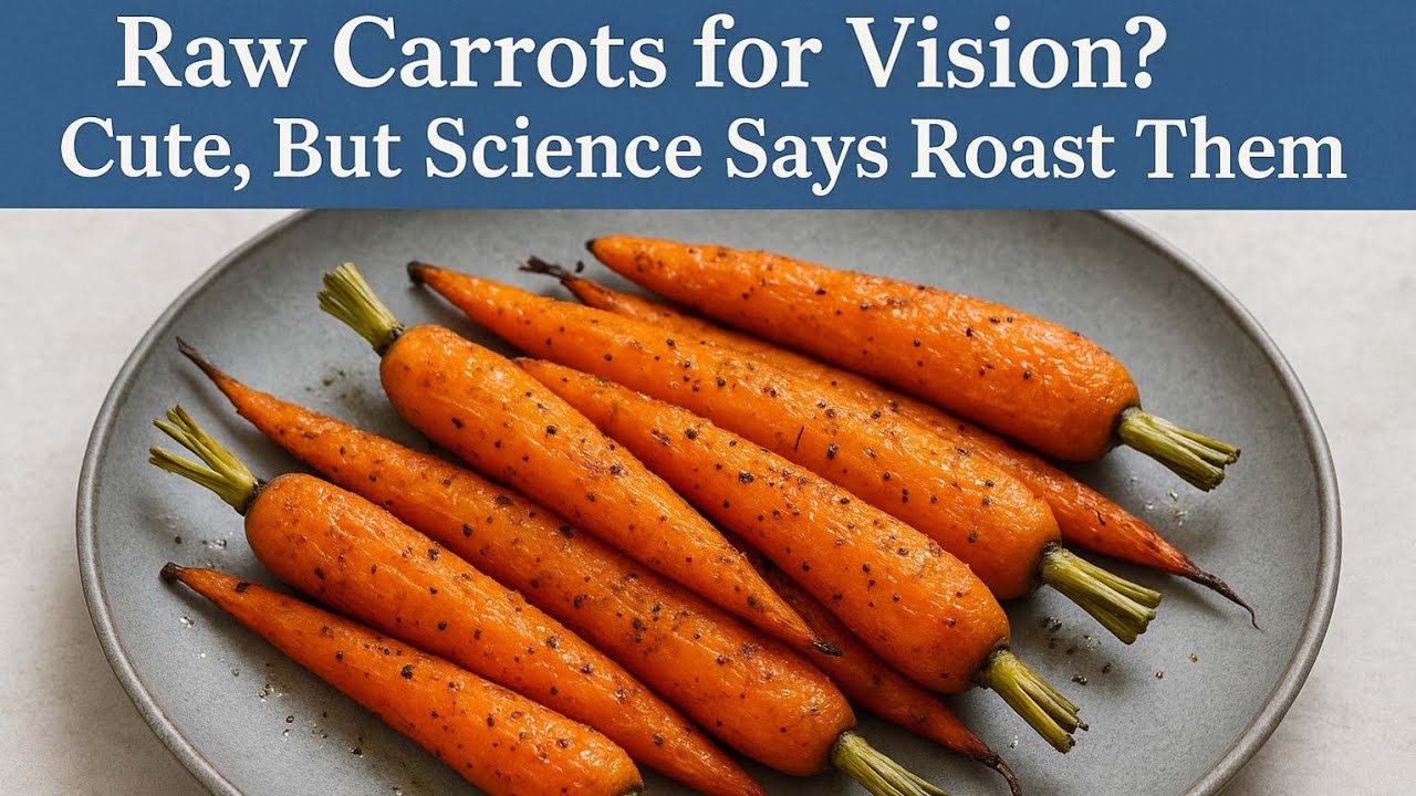 Watch Still Eating Raw Carrots for Vitamin A? You're Doing It the Hard Way on YouTube Watch Still Eating Raw Carrots for Vitamin A? You're Doing It the Hard Way on YouTube