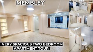 I FOUND A MASSIVE TWO BED APARTMENT/ WITH A LIFT, ROOFTOP TERRACE.. / A FEW METRES OFF THIKA RD