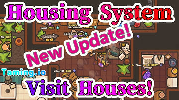 Taming.io – NEW UPDATE: Visit Houses and Craft Items with Blueprints!