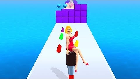 Lipstick Stack 👸💄👄 All Levels Gameplay Trailer Android,ios New Game