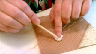 Summer Sampler: How To Applique The Periwinkle Step One