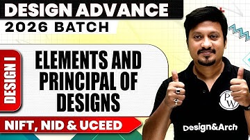 Design (01) : Elements And Principal of Designs  | NIFT, NID & UCEED 2026