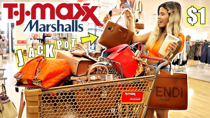 LUXURY SHOPPING SPREE AT TJMAXX, MARSHALLS, & ROSS! we found FENDI, GUCCI,  VALENTINO, LV & MORE! 