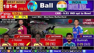 REVIEWS OF ICC T20I WORLD CUP 2026 || MATCH NO 52D OF T20I WC 2026 INDIA VS WEST INDIES