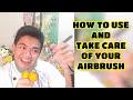 HOW TO USE AND TAKE CARE OF AIRBRUSH (Cake Decorating, Ombre Effect, Flowers) Vlog 18 Marckevinstyle