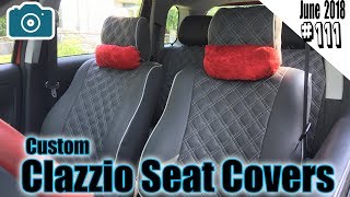 Custom Clazzio Seat Covers Scion xA 2005 and DC Sports Muffler | Daily Vlog EP 111 | Russ Lyman
