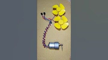Powering Buzzer and Fan Motor With a Gear Motor Generator _ DC Motor #dcmotor #tech #shorts