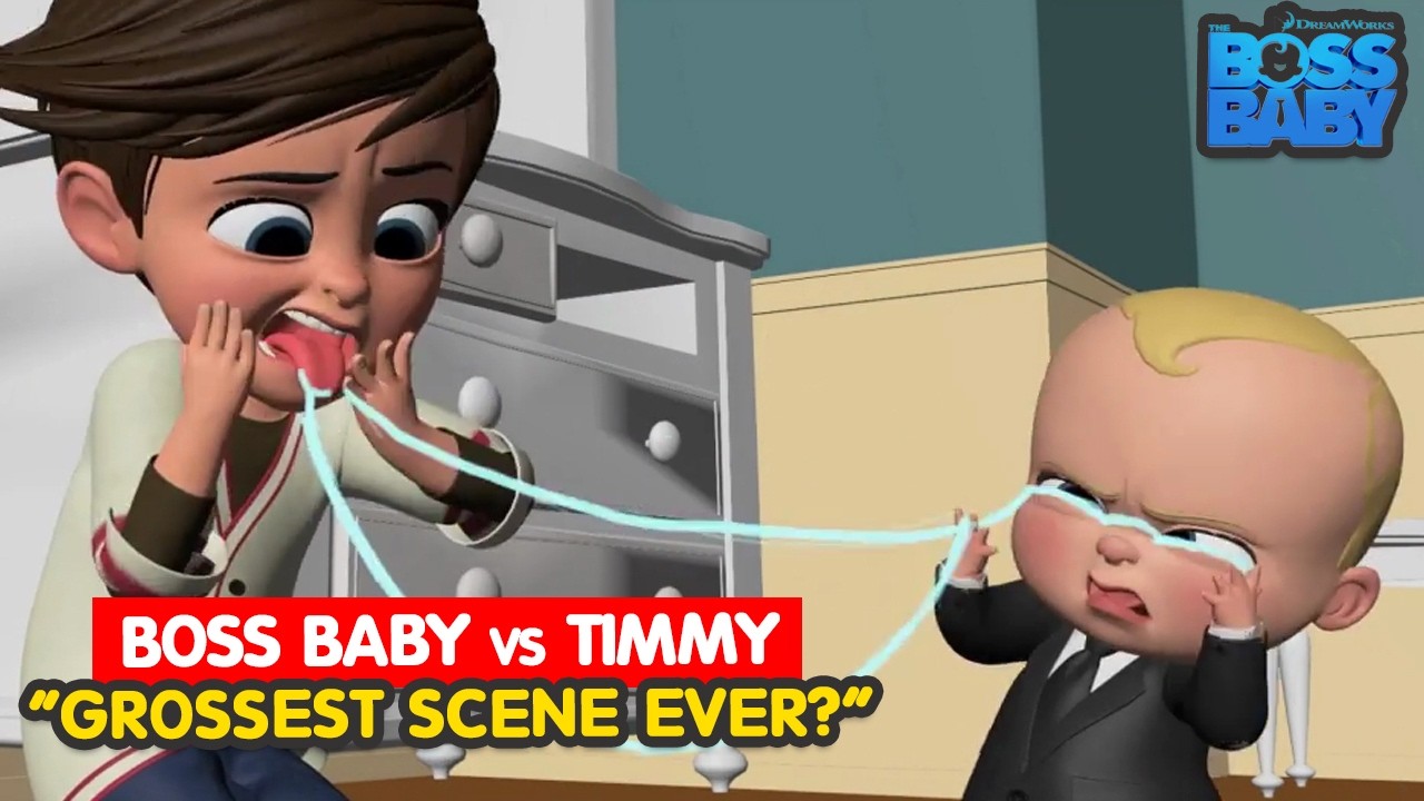 Boss Baby vs Tim – Grossest Shot Ever! | Animation Breakdown