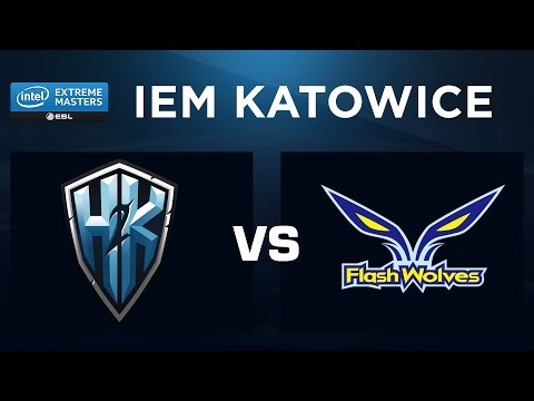 LoL - H2K vs Flash Wolves - game 2 - Demi finale 2 - IEM Katowice 2017