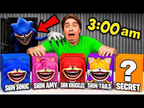 DO NOT OPEN SHIN SONIC MYSTERY BOXES AT 3AM! 🇺🇸