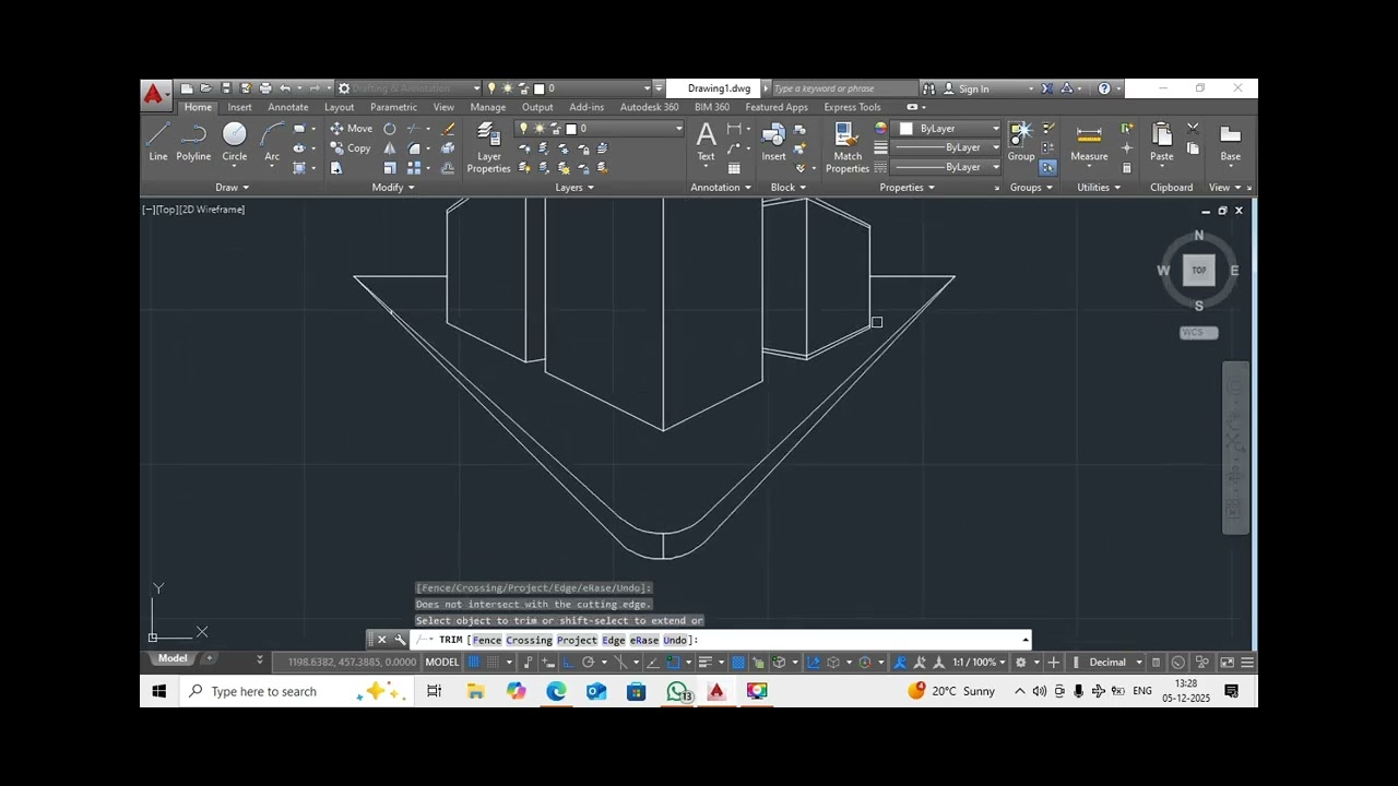 AutoCAD Tutorial Part 17 | Two Point Perspective Drawing Explained