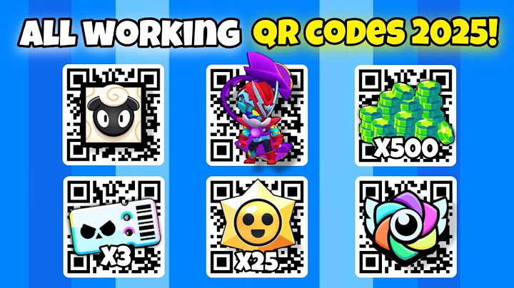 FREE🔥x25 STAR DROPS  & EDGAR SKIN QR CODE | BRAWL STARS NEW UPDATE