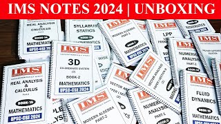 IMS Maths Optional Latest notes   2024 | IMS Mathematics Optional Notes